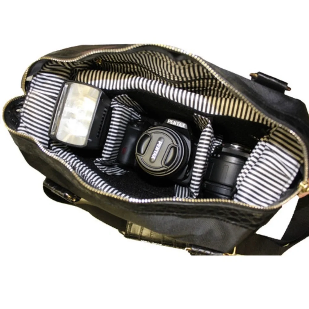 Mod The Luxe Camera Bag in Black